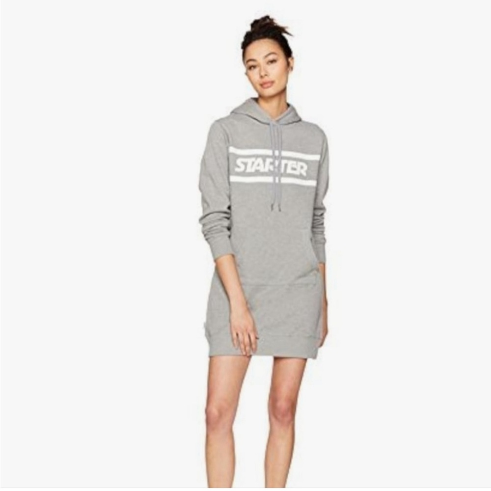 STARTER Brand THE SWEATSHIRT HOODIE Mini Dress Size Small